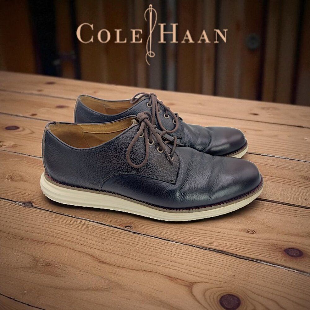 Cole Haan ØriginalGrand Oxford Men’s 9.5 Brown Leather Shoes Grand.OS